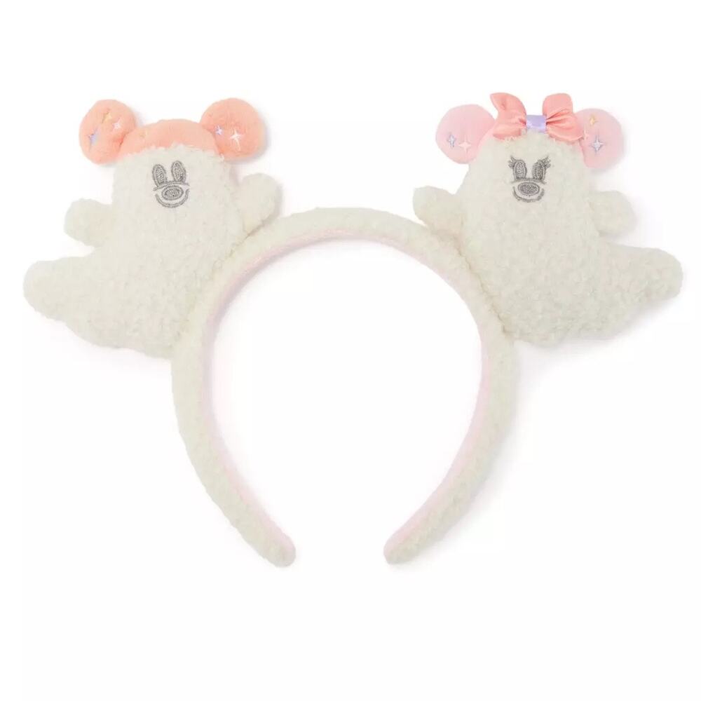 Mickey and Minnie Mouse Cutie Ghost Ear Headband for Adults NWT
